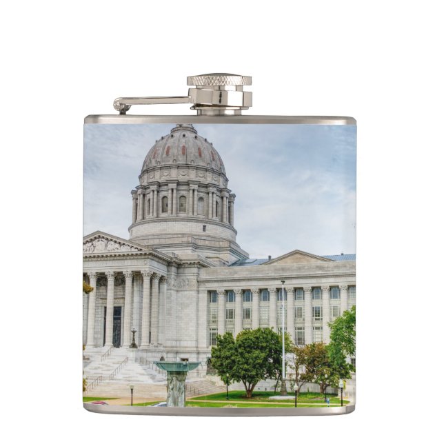 The Missouri Capitol Hip Flask (Front)