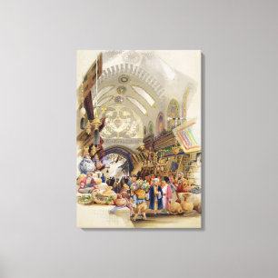 The Missr Tcharsky, or Egyptian Market, in Constan Canvas Print