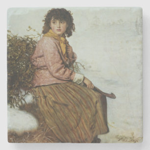 The Mistletoe Gatherer, 1894 Stone Coaster
