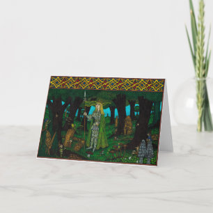 The Mistletoe King, Mistletoe Lance (elf) Holiday Card