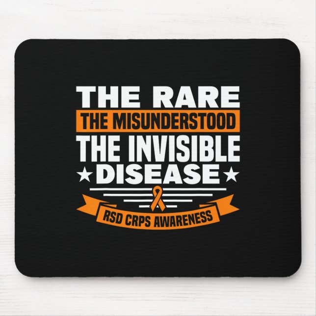 The Misunderstood The Invisible Disease RSD CRPS A Mouse Mat (Front)