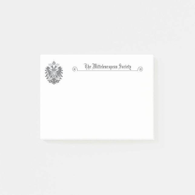 The Mitteleuropean Society Post-It Notes (Front)