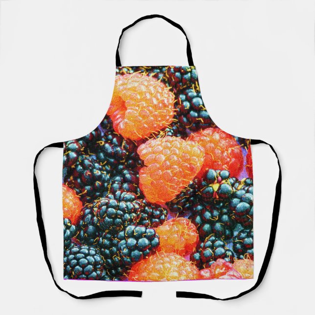 "The Mix of Berries" Cute Photo. Buy Now Apron (Front)
