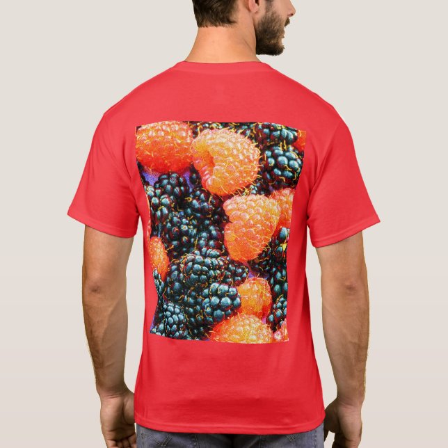 "The Mix of Berries" Cute Photo. Buy Now T-Shirt (Back)