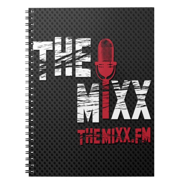 The MIXX Branded Notebook (Front)