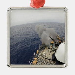 The MK-75 76mm cannon Metal Tree Decoration