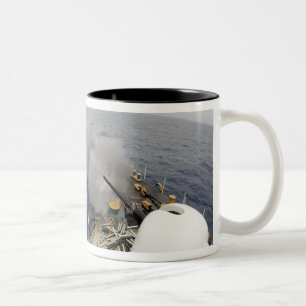 The MK-75 76mm cannon Two-Tone Coffee Mug