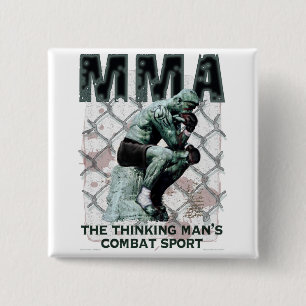 The MMA Thinker 15 Cm Square Badge
