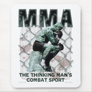The MMA Thinker Mouse Mat