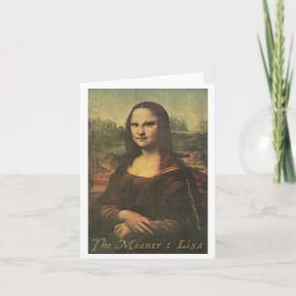 The Moaner : Lisa - Notecard