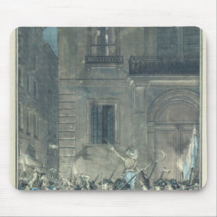 The mob roaming the streets of Paris Mouse Mat