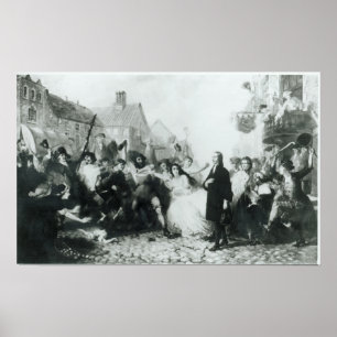 The Mobbing of John Wesley  at Wednesbury Poster
