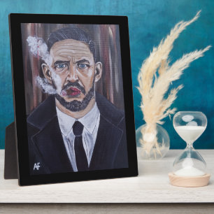 The Mobster Painting by Alfred Fox Plaque