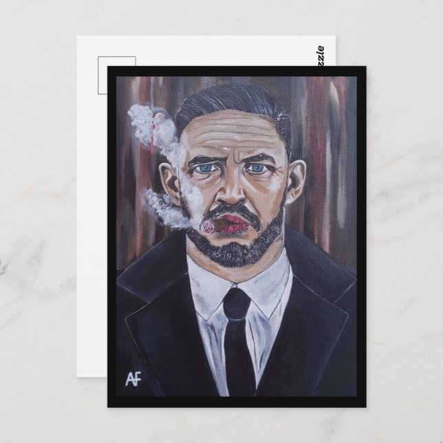 The Mobster Painting by Alfred Fox Postcard (Front/Back)