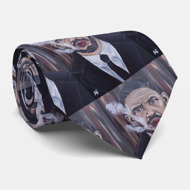 The Mobster Painting by Alfred Fox Tie (Rolled)