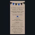The Modern Blue Bunting Wedding Collection Programme<br><div class="desc">The Modern Blue Bunting Wedding Collection - Programs 
 
  VIEW MATCHING ITEMS FOR THIS COLLECTION</div>
