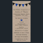 The Modern Blue Bunting Wedding Collection Programme<br><div class="desc">The Modern Blue Bunting Wedding Collection - Programs 
 
  VIEW MATCHING ITEMS FOR THIS COLLECTION</div>