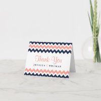 The Modern Chevron Wedding Collection- Pink & Navy