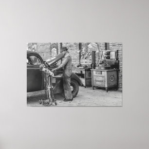 The Modern Mechanic 1939 Canvas Print
