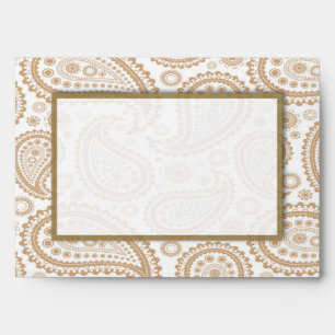 The Modern Paisley Wedding Collection - Brown Envelopes