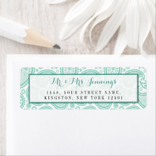The Modern Paisley Wedding Collection - Green