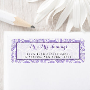 The Modern Paisley Wedding Collection - Purple