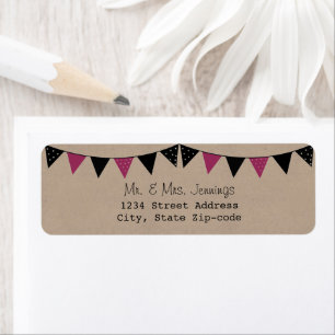 The Modern Pink Bunting Wedding Collection