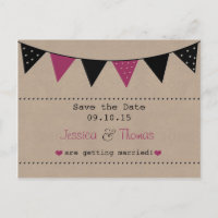 The Modern Pink Bunting Wedding Collection