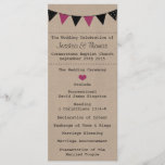 The Modern Pink Bunting Wedding Collection Programme<br><div class="desc">The Modern Pink Bunting Wedding Collection - Programs 
 
  VIEW MATCHING ITEMS FOR THIS COLLECTION</div>