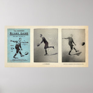 The Modern Rugby Game - Vintage Rugby Art Print