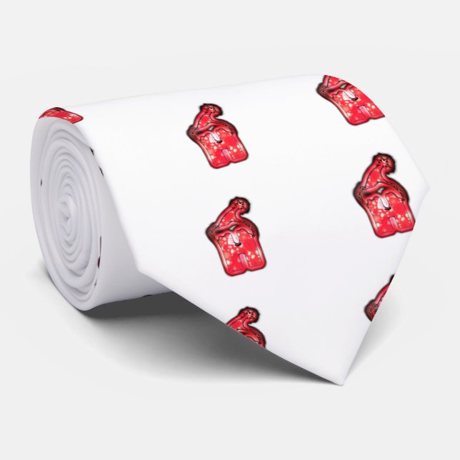 The Modern Santa Hat Collection. Tie (Rolled)