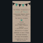 The Modern Turquoise Bunting Wedding Collection Programme<br><div class="desc">The Modern Turquoise Bunting Wedding Collection - Programs 
 
  VIEW MATCHING ITEMS FOR THIS COLLECTION</div>