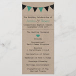 The Modern Turquoise Bunting Wedding Collection Programme<br><div class="desc">The Modern Turquoise Bunting Wedding Collection - Programs 
 
  VIEW MATCHING ITEMS FOR THIS COLLECTION</div>