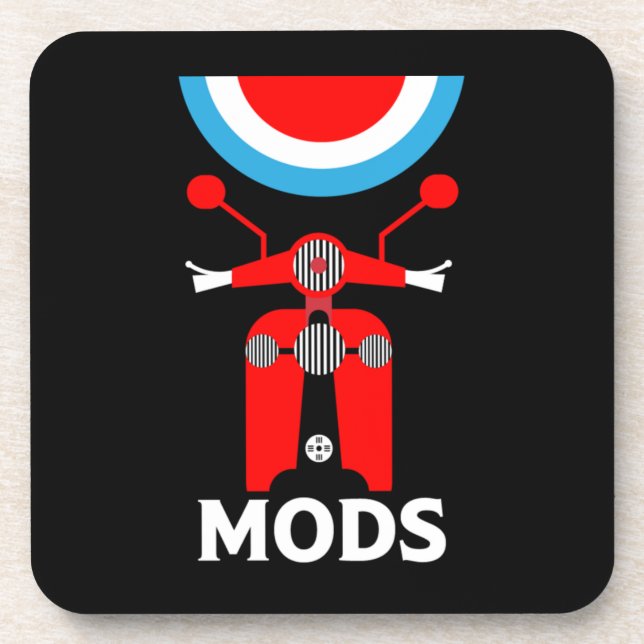 The Mods - Mods And Rockers - British Music  Coaster (Front)