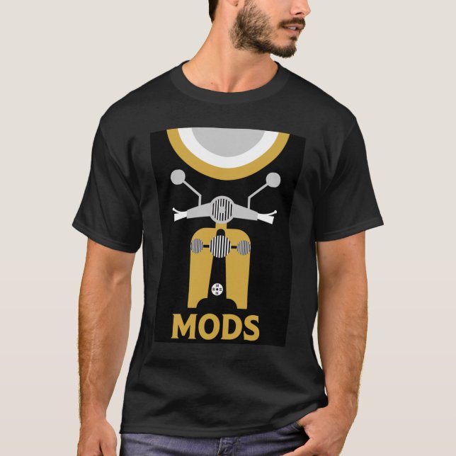 The Mods - Mods And Rockers - British Music T-Shirt (Front)