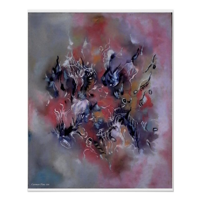 "The Modular Intensity". Glossy Poster (Front)