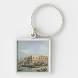 The Molo and the Piazzetta San Marco, Venice (oil Key Ring