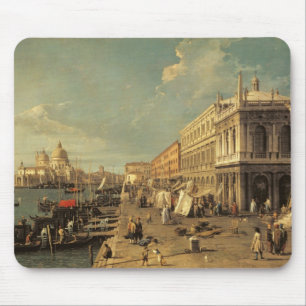 The Molo and the Zecca, Venice (oil on canvas) Mouse Mat
