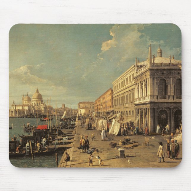 The Molo and the Zecca, Venice (oil on canvas) Mouse Mat (Front)