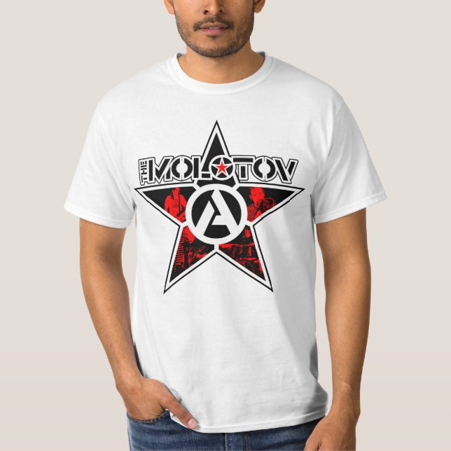 The MOLOTOV - Band Start on white T-Shirt (Front)