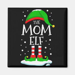 The Mom Elf Christmas Family Matching Xmas Mommy G Magnet
