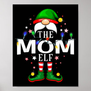 The Mom Elf Christmas Family Pajama Party  Poster