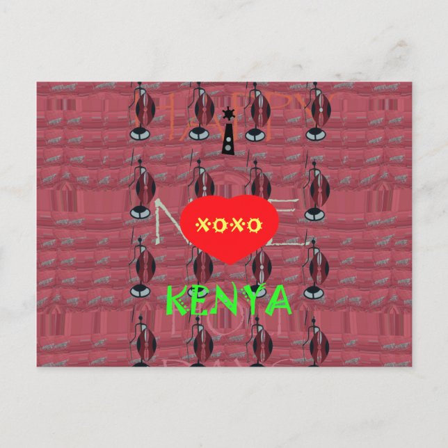 The moment you dream of Kenya Hakuna Matata Postcard (Front)