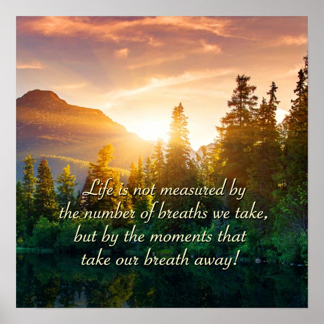 The moments that take our breath away. poster (Front)