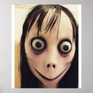 The Momo Creepy Challenge Reddit Hoax Challenge Poster