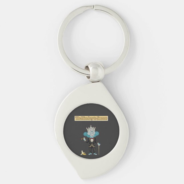 The Mon-Key to success Key Ring (Front)