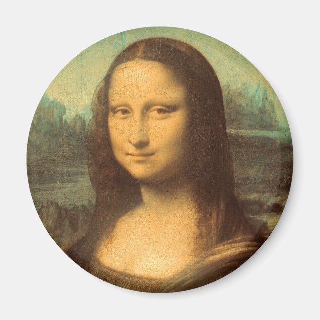 The Mona Lisa by Leonardo da Vinci Magnet (Front)