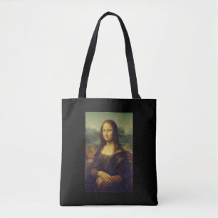 "THE MONA LISA" BY LEONARDO DA VINCI TOTE BAG