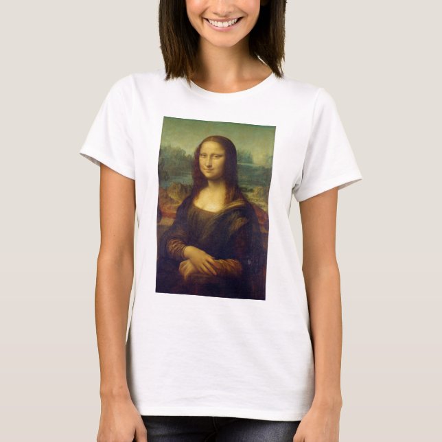 The Mona Lisa La Joconde by Leonardo Da Vinci T-Shirt (Front)