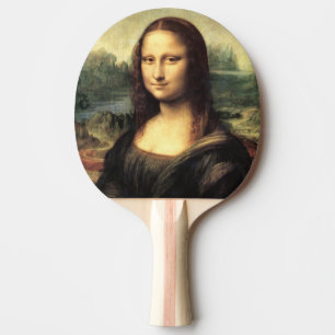The Mona Lisa Leonardo da Vinci Ping Pong Paddle
